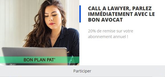 Cliquez ici pour tester Call A Lawyer